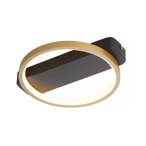 Freelight plafondlamp Cintura – 1 lichts – 30 x 5.5 cm – zwart – mat g Freelight plafondlamp Cintura – 1 lichts – 30 x 5.5 cm – zwart – mat g