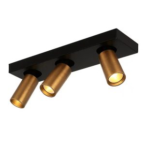Highlight spot Eliano – 3 lichts – 36 x 12.5 cm – brons