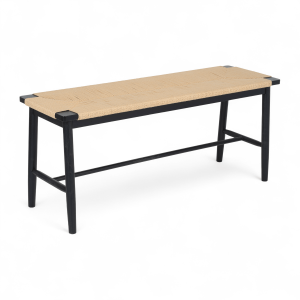 Furnhouse bankje Prime – Zwart – Papiergaren – 35x110x47