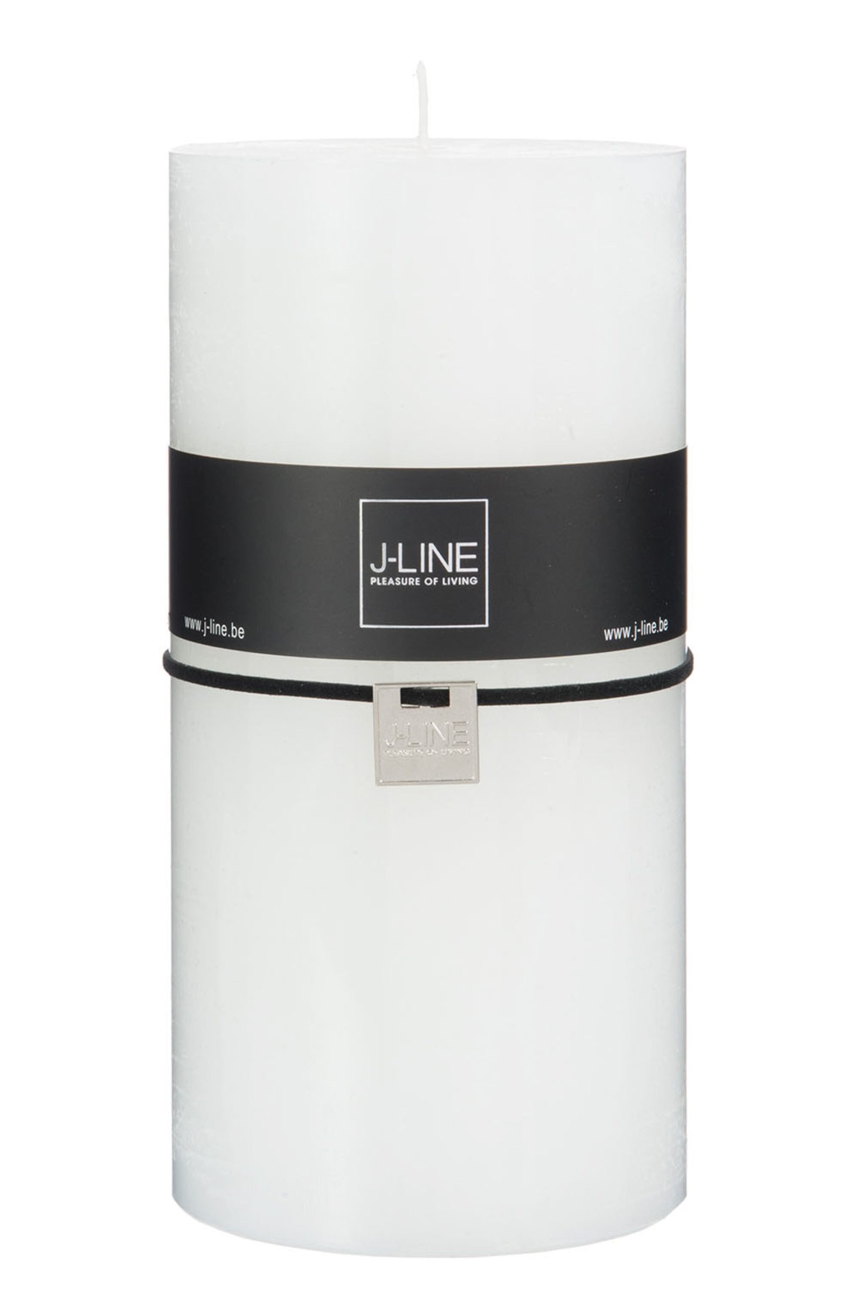 J-Line cilinderkaars - wit - XXL - 150U - 6 stuks