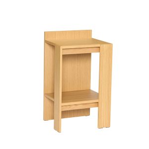 Hübsch nachtkastje Merge – mdf/oak veneer – 42x37xh70cm Hübsch nachtkastje Merge – mdf/oak veneer – 42x37xh70cm