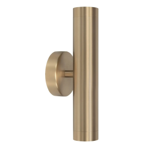 Highlight wandlamp Perugia – 2 lichts – 10 x 28 cm – mat goud