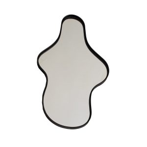 Giga Meubel Spiegel Dory – Organisch – Zwart – 90cm