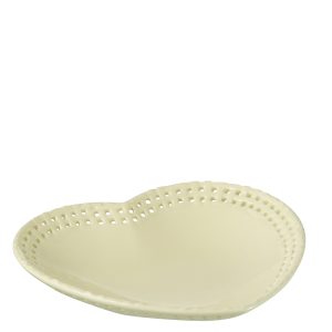 J-Line bord Hartvorm – keramiek – geel – 6 stuks J-Line bord Hartvorm – keramiek – geel – 6 stuks
