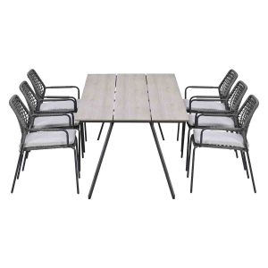 Garden Impressions Tuinset Natas grjis 7-delig – Braga tuintafel 220×1 Garden Impressions Tuinset Natas grjis 7-delig – Braga tuintafel 220×1