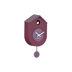 Karlsson wandklok Grato Cuckoo – paars – 9.2×17.5×33.2cm