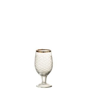 J-Line glas Rand – glas – transparant/goud – 8 stuks J-Line glas Rand – glas – transparant/goud – 8 stuks
