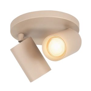 Highlight spot Mila – 2 lichts – 17 x 15 cm – beige