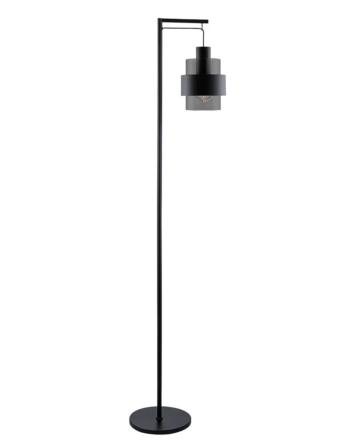 Freelight vloerlamp Chiasso - 1 lichts - 28 x 170 cm - zwart