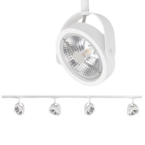 Highlight railsysteem Trackline – 4 lichts – 150 x 20 cm – wit