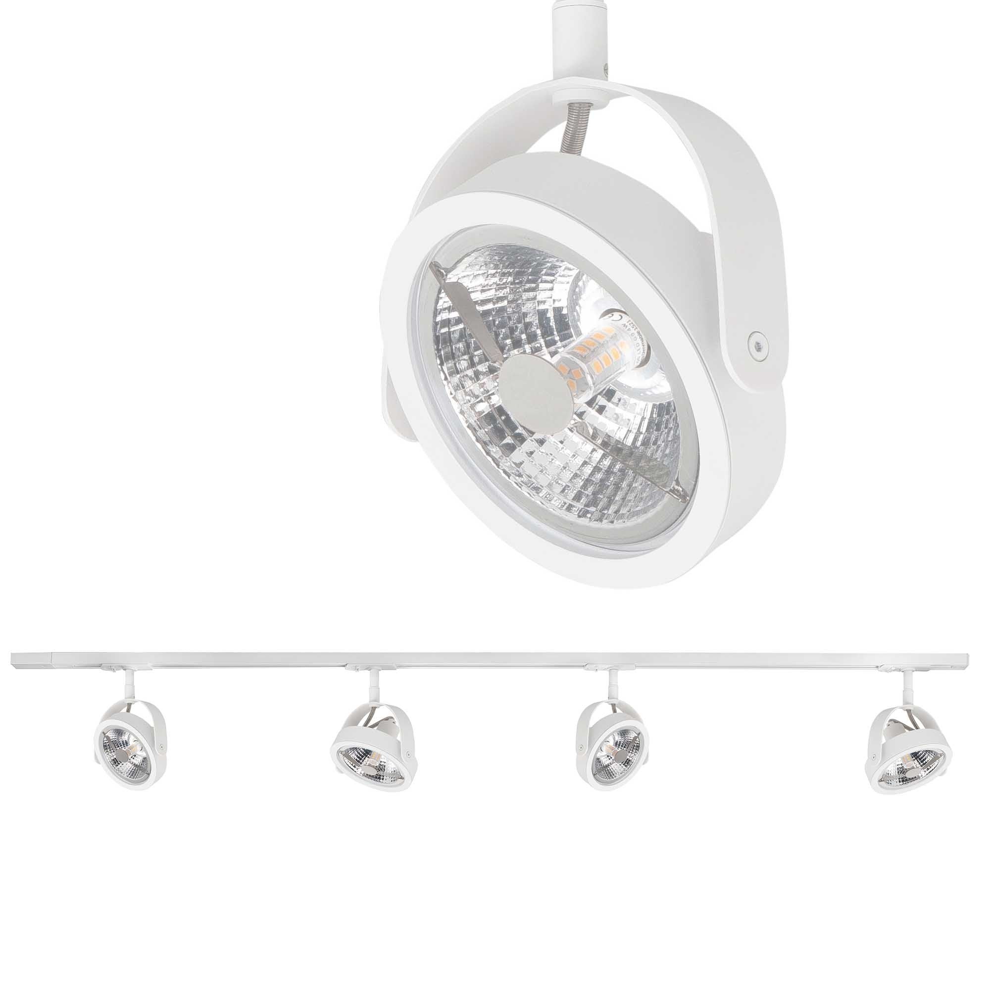 Highlight railsysteem Trackline - 4 lichts - 150 x 20 cm - wit