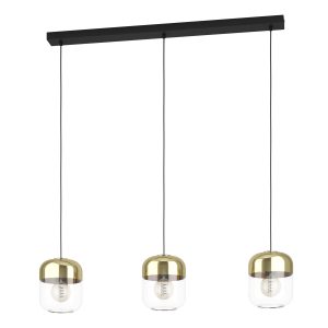 EGLO hanglamp Maryvilla – e27 – 87 cm – goud/zwart