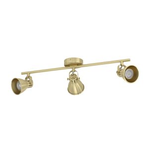 EGLO spot Seras – gu10 – 3 lichts – 59,5 cm – goud EGLO spot Seras – gu10 – 3 lichts – 59,5 cm – goud