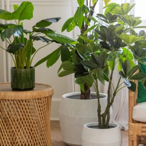 J-Line bijzettafel Cylindrisch – rotan – naturel J-Line bijzettafel Cylindrisch – rotan – naturel