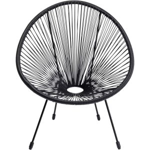 Kare Design Tuinfauteuil Acapulco Mono zwart Kare Design Tuinfauteuil Acapulco Mono zwart