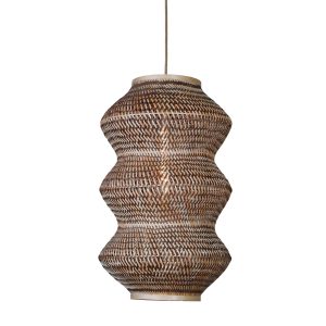GOOD&MOJO hanglamp BARBADOS – bruin – Ø40cm GOOD&MOJO hanglamp BARBADOS – bruin – Ø40cm