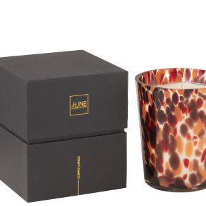 J-Line geurkaars Noa – Magnificent Birch – glas – rood – medium – 68U J-Line geurkaars Noa – Magnificent Birch – glas – rood – medium – 68U