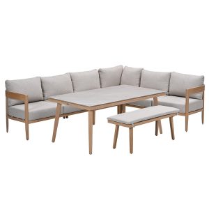Garden Impressions lounge dining set San Mauro napoli sand – 6-delig