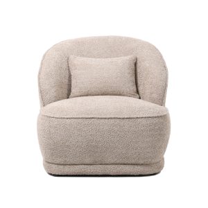 Giga Meubel Fauteuil Marianne – Bouclé – Taupe Giga Meubel Fauteuil Marianne – Bouclé – Taupe
