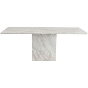 Kare Design Eettafel Artistico wit marmer 200x100cm Kare Design Eettafel Artistico wit marmer 200x100cm