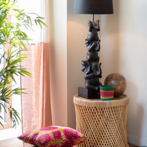 J-Line lamp 3 Olifanten – polyresin – bruin J-Line lamp 3 Olifanten – polyresin – bruin