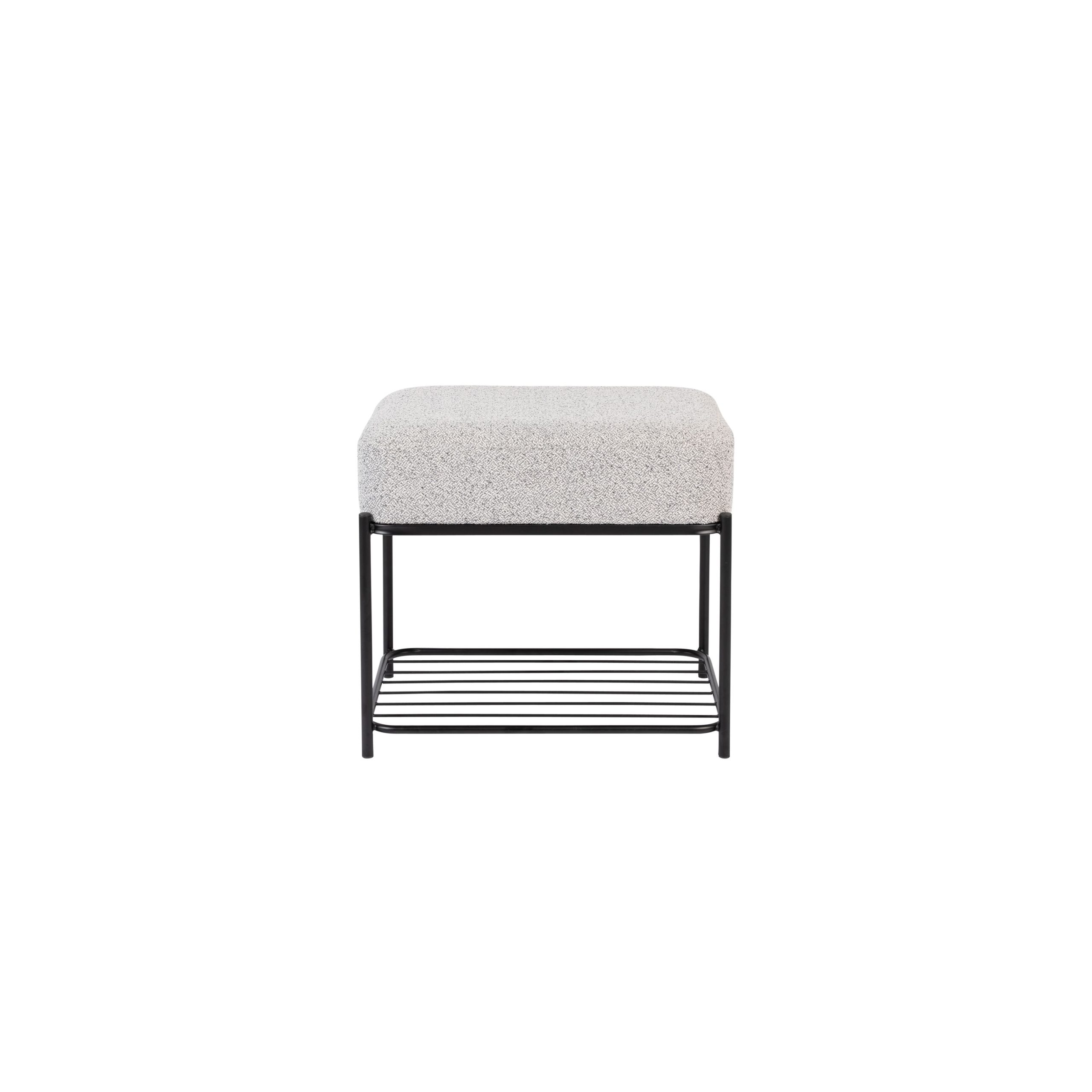 Housecraft Living Milou Kruk/ Poef Rechthoekig - Grijs