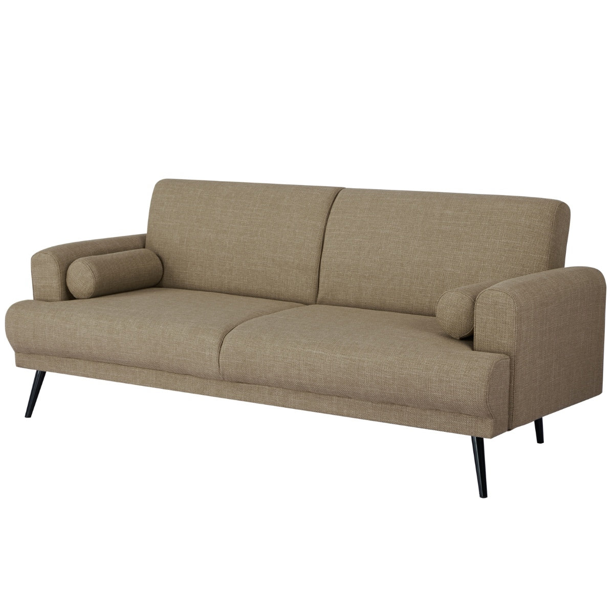 Giga Meubel Slaapbank Jason - Taupe Stof - 209x91x85cm