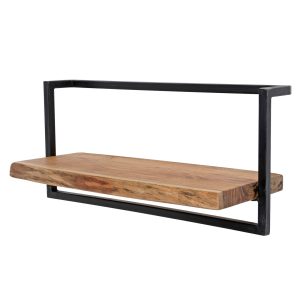 Giga Meubel Wandplank Edge – Naturel Acaciahout – 65x25x30cm Giga Meubel Wandplank Edge – Naturel Acaciahout – 65x25x30cm