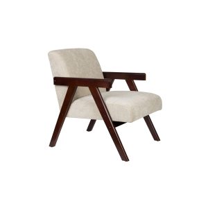 Housecraft Living Panadero Fauteuil met armleuning Hout Bruin donker/ Housecraft Living Panadero Fauteuil met armleuning Hout Bruin donker/