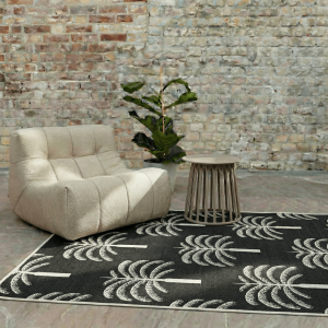 Buitenkleed Oase zwart/wit – Interieur05 Buitenkleed Oase zwart/wit – Interieur05