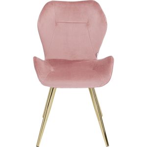 Kare Design Stoel Viva fluweel roze