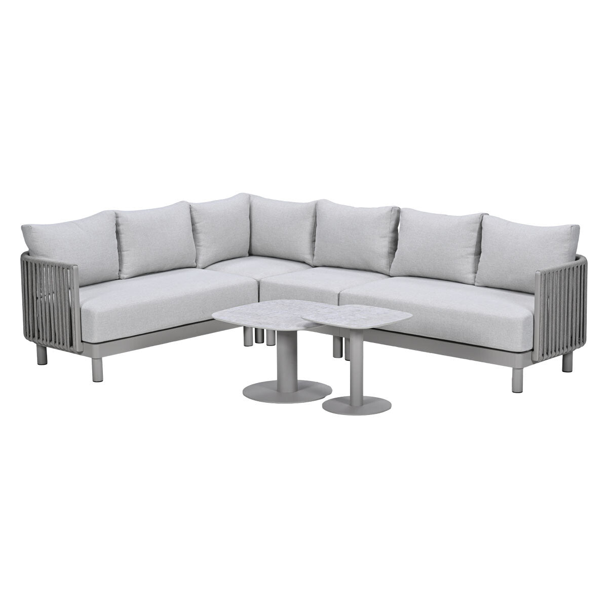 Garden Impressions Loungeset Andong hoek 6-delig - taupe