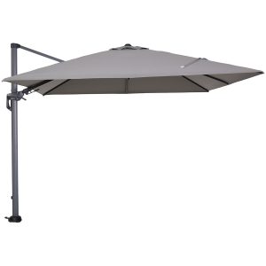 Garden Impressions zweefparasol Hawaii licht grijs doek – 300×300 cm