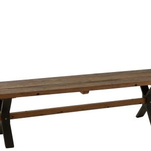 J-Line bank Verouderd – hout – bruin