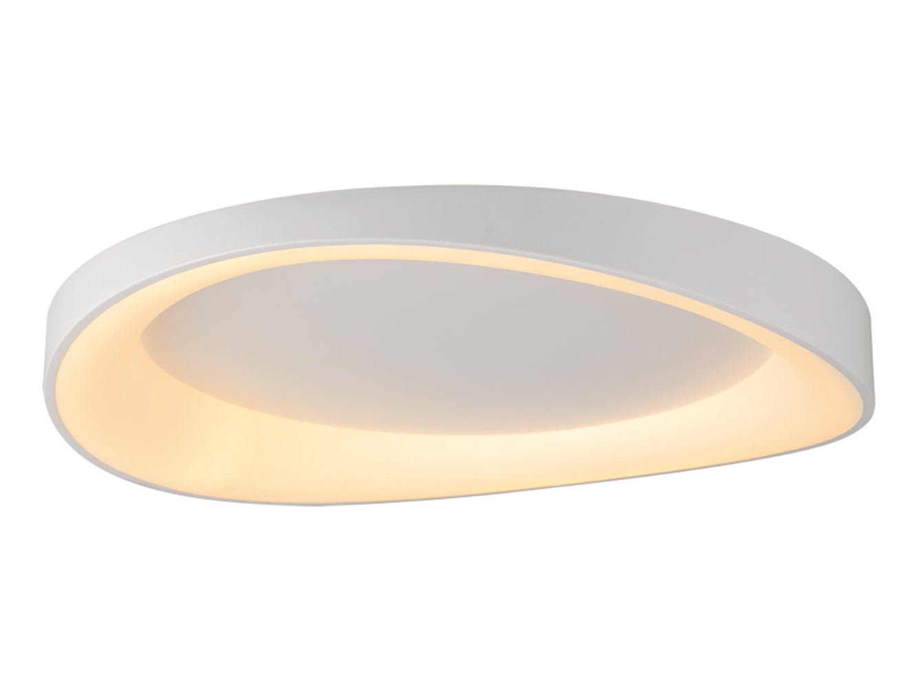 Freelight plafondlamp Duna - 1 lichts - 60 x 10.5 cm - wit