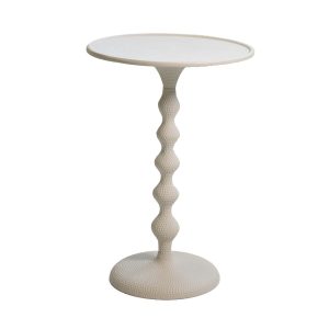 Giga Meubel Bijzettafel Fresia – Grijs – Aluminium – 38x38cm Giga Meubel Bijzettafel Fresia – Grijs – Aluminium – 38x38cm