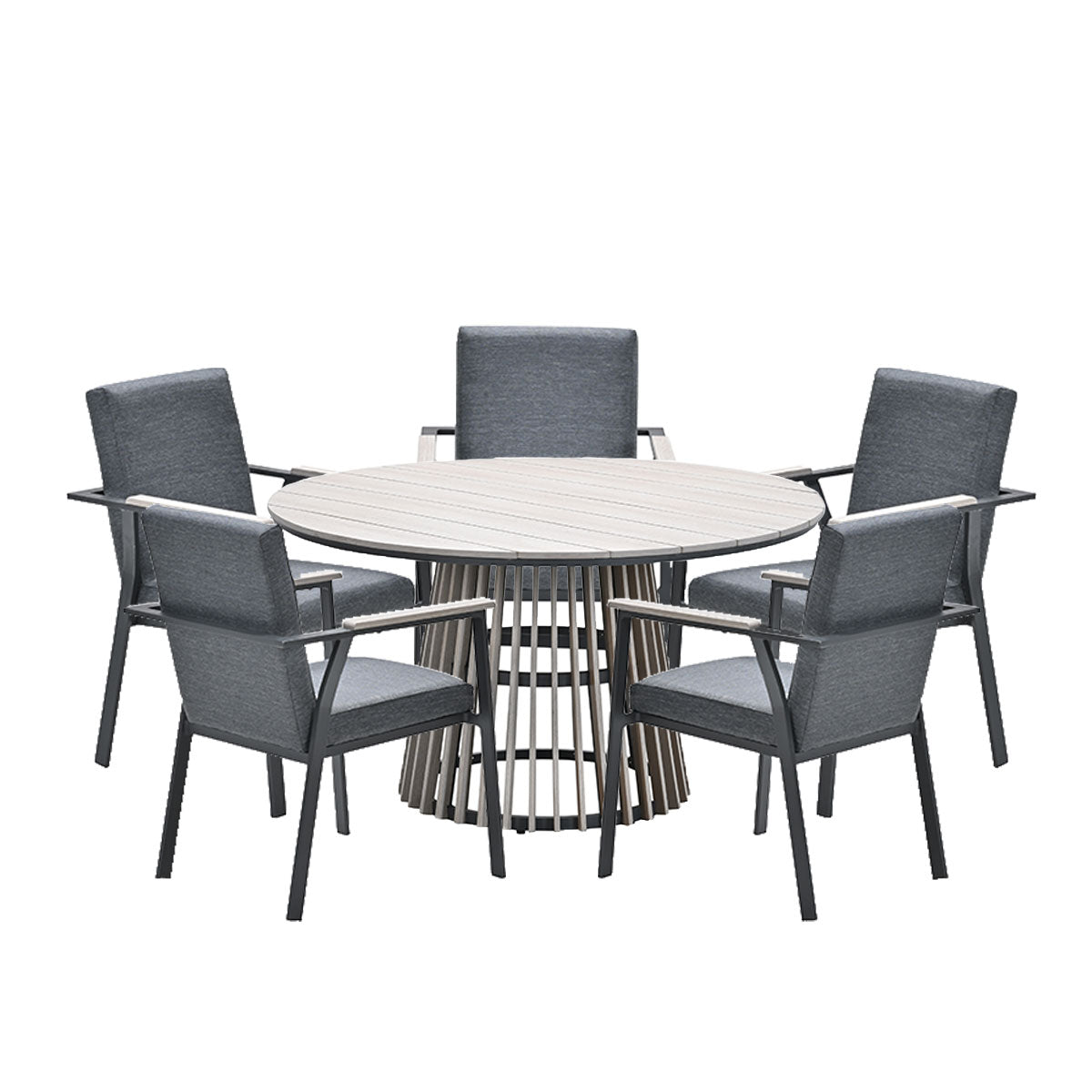 Garden Impressions tuinset Angela - Annie teak look 6-delig