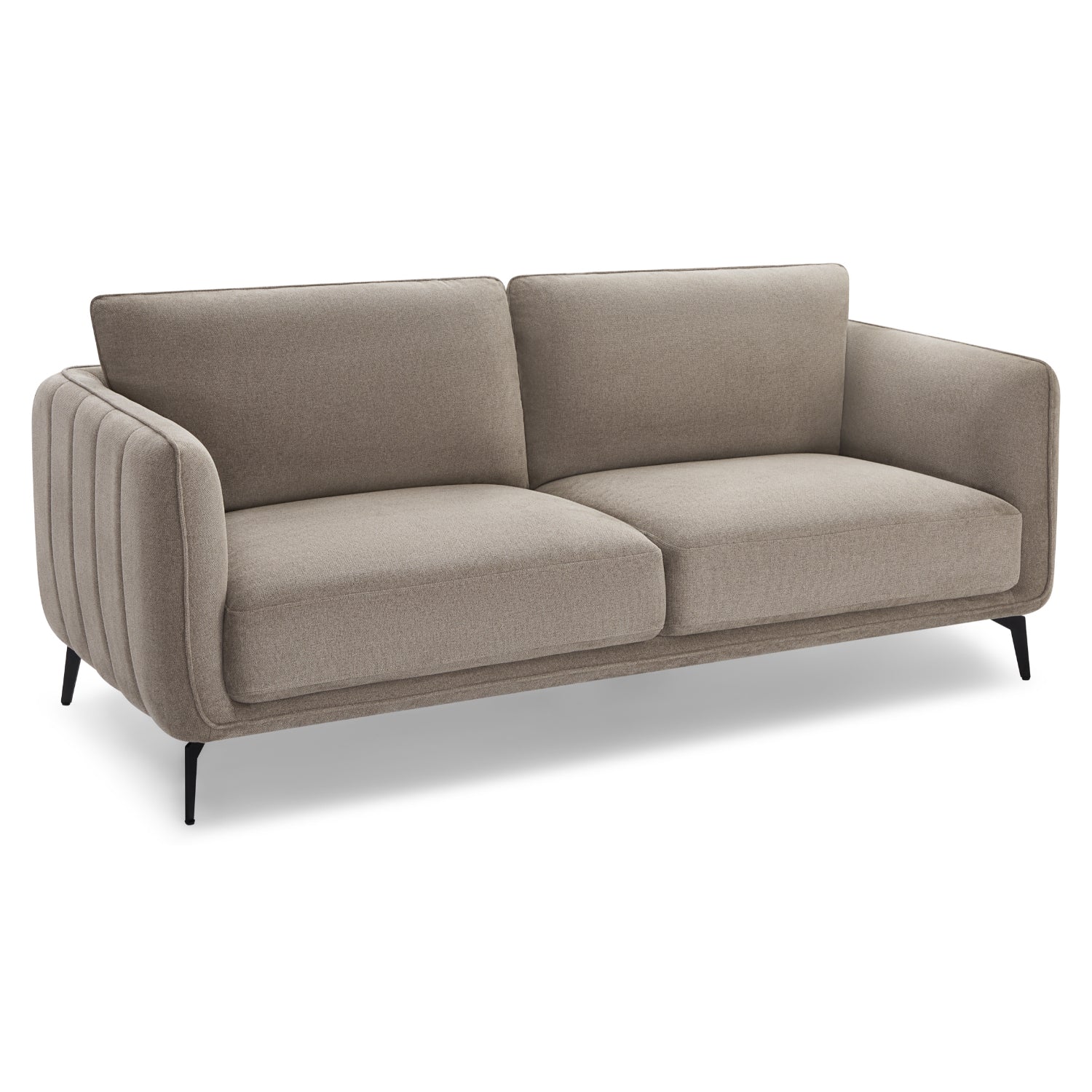 Furnhouse 3-zitsbank Selena - Taupe - Stof - 85x197x85