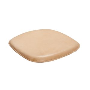 Hübsch eetkamerstoelkussen Arch – leer – 44x44xh5cm