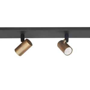 Highlight spot Picollo – 4 lichts – 65 x 11 cm – zwart goud