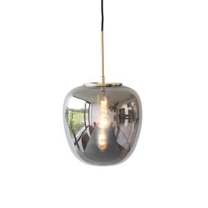 Hübsch hanger Reflect – glas/ijzer – ø25xh36cm, e27 Hübsch hanger Reflect – glas/ijzer – ø25xh36cm, e27