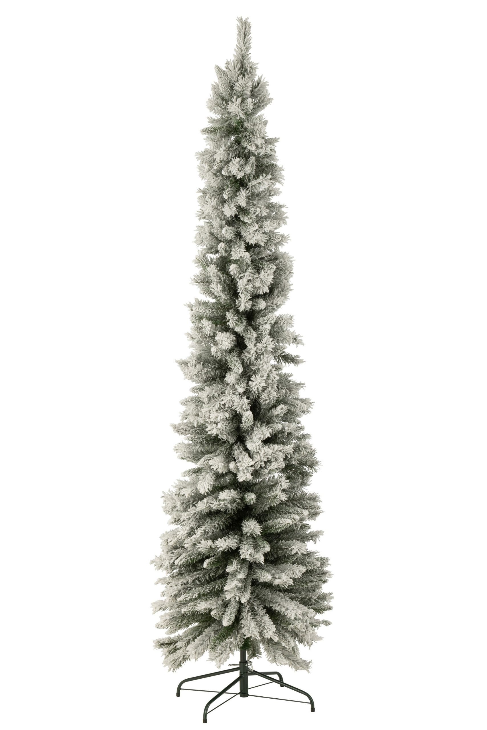 J-Line kerstboom Model Besneeuwd - kunststof - groen - large - 240 cm