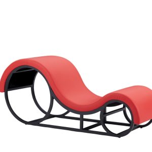FurniLux Tantra Elysium – Tantra Stoel – Rood – Synthetisch leer – Sti