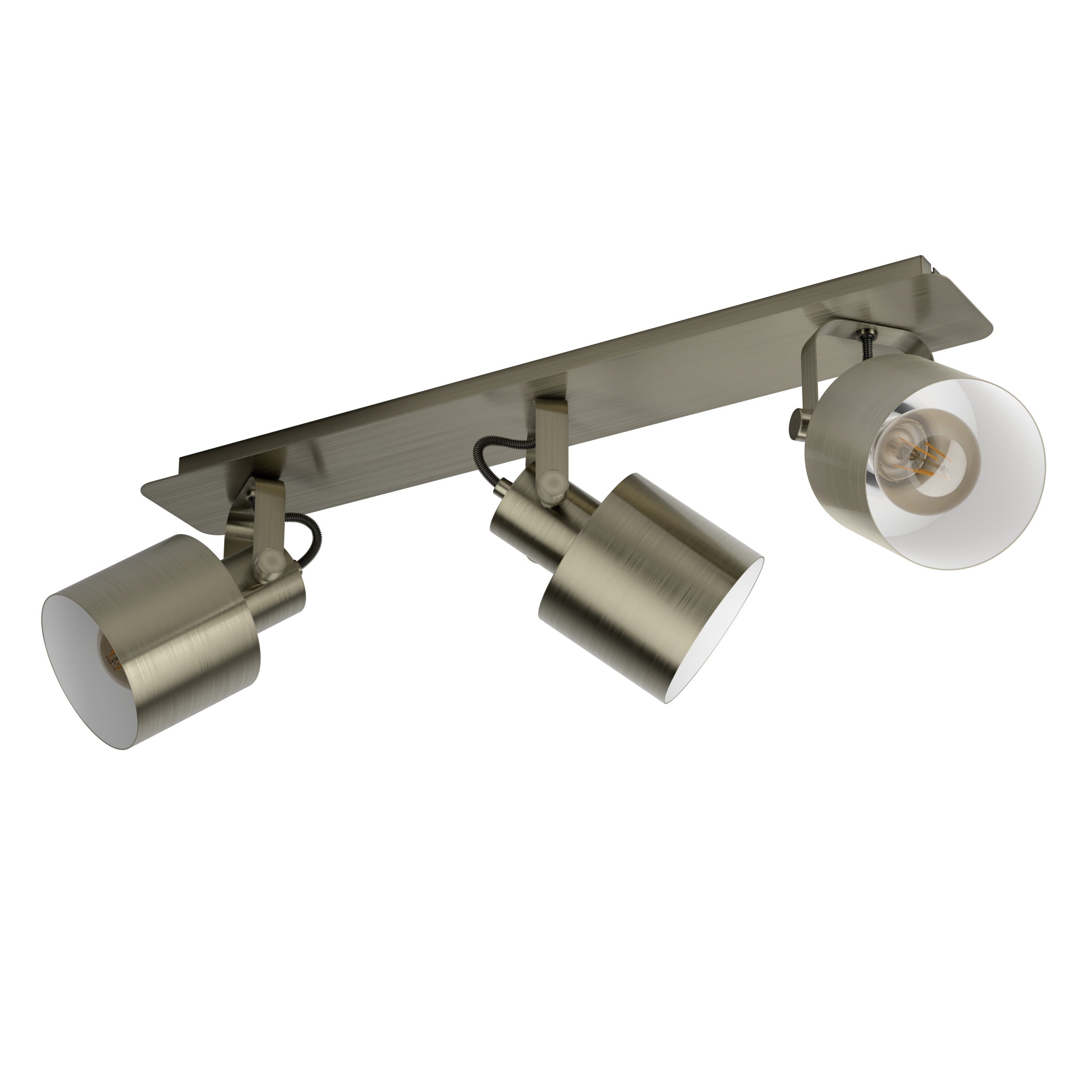 EGLO spot Southery - e27 - 3 lichts - 70 cm - goud/crème