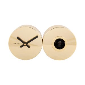 Karlsson wandklok Duo Cuckoo Plated – goud – 26×7.2x13cm Karlsson wandklok Duo Cuckoo Plated – goud – 26×7.2x13cm
