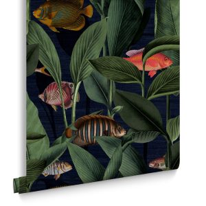 Graham & Brown Vliesbehang – Aquarium Deep Sea – 10mx52cm Graham & Brown Vliesbehang – Aquarium Deep Sea – 10mx52cm