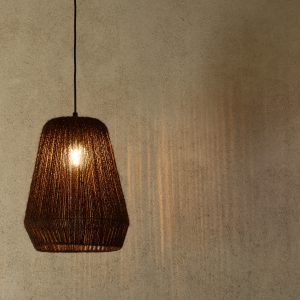 J-Line hanglamp Vlecht – metaal/palm – zwart – small J-Line hanglamp Vlecht – metaal/palm – zwart – small