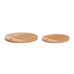 Hübsch snijplanken Monarch – eikenhout – ø33xh2, ø40xh2cm Hübsch snijplanken Monarch – eikenhout – ø33xh2, ø40xh2cm