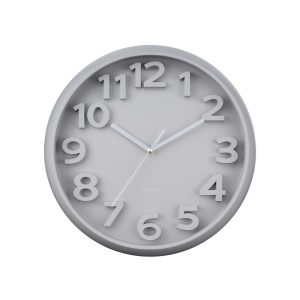 Karlsson wandklok Elevated Classic Numbers – grijs – Ø33.5cm Karlsson wandklok Elevated Classic Numbers – grijs – Ø33.5cm