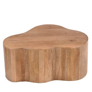 Giga Meubel Salontafel Moos – Organisch Naturel Hout – 70x50x30cm